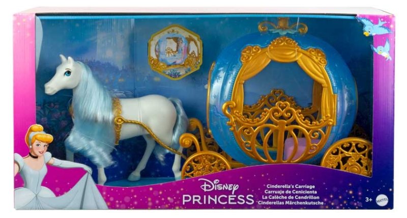 Mattel Disney Princess Carrozza Di Cenerentola Con Cavallo