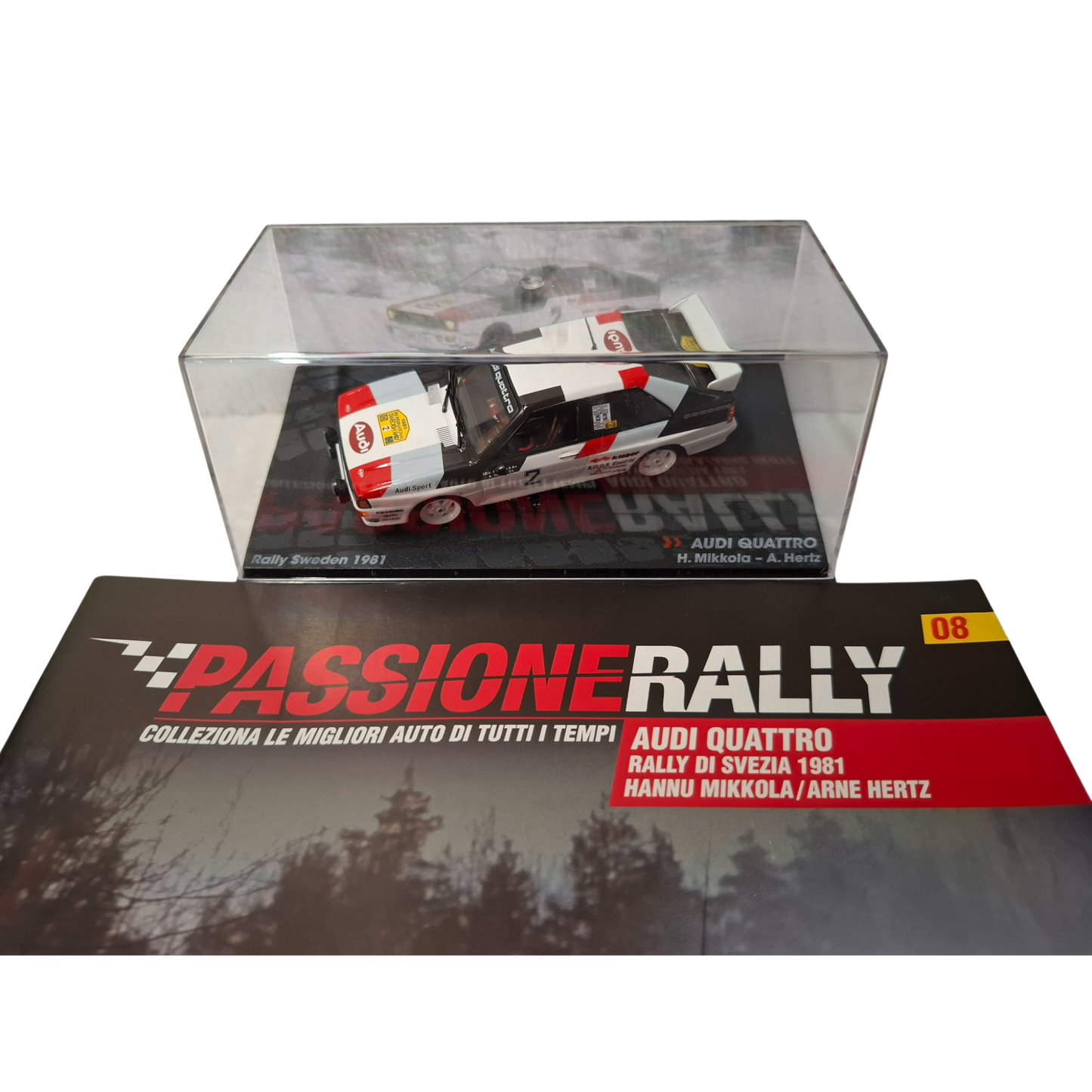 AUDI QUATTRO H.MIKKOLA - A.HERTZ RALLY SVEZIA 1981