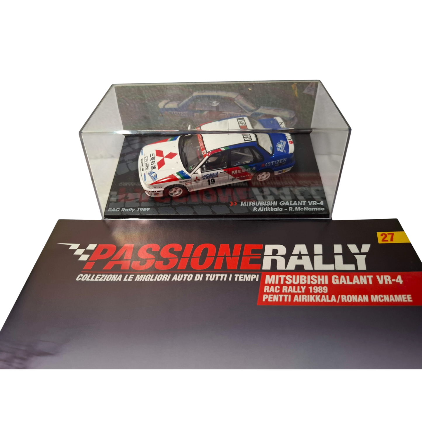 MITSUBISHI GALANT VR-4 R.AIRIKKALA - R.MCNAMEE RALLY RAC 1989