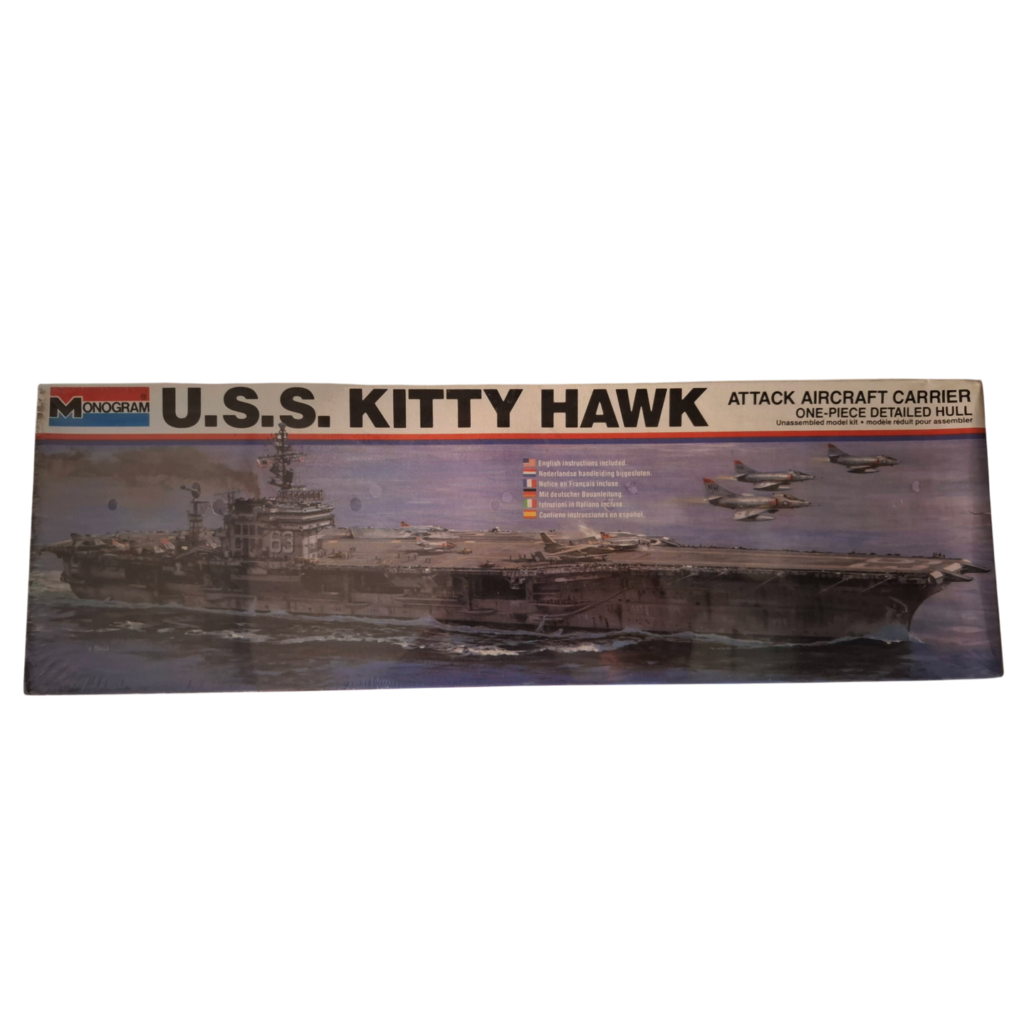 Monogram U.S.S. Kitty Hawk Attack Aircraft Carrier 1/800