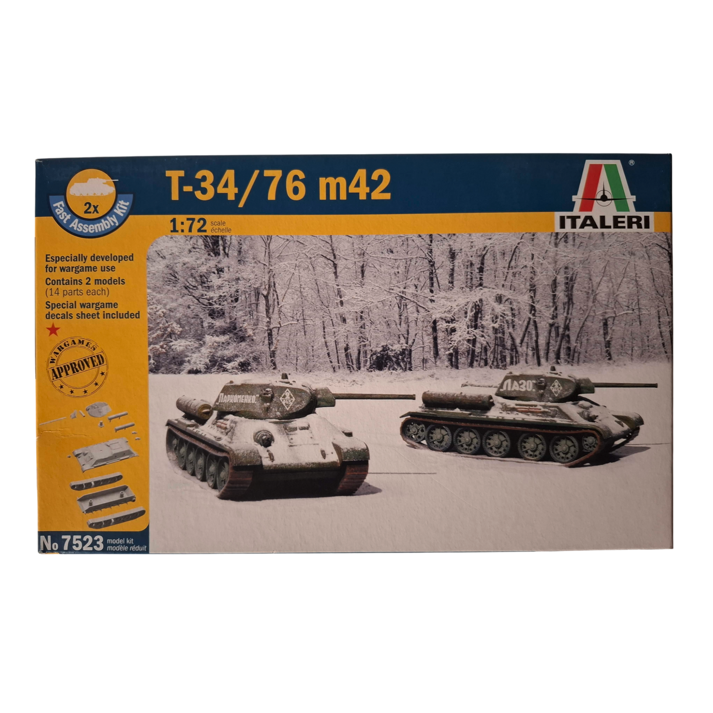 Italeri T34/76 Model 1942 1/72