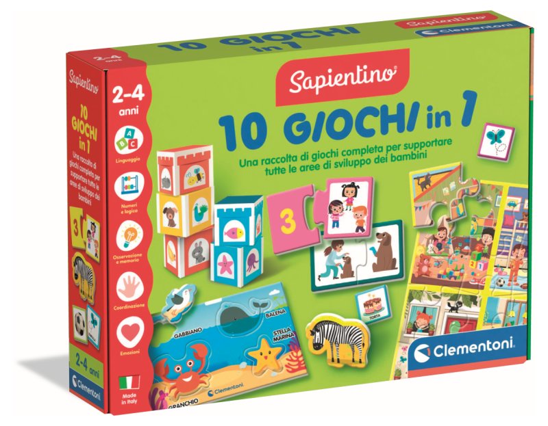10 Giochi In 1 Clementoni Sapientino