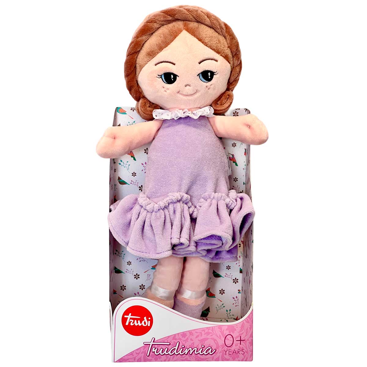 Bambola Pezza Morbida con Abito Lilla M Trudi 64456 (18x32x8 Cm)