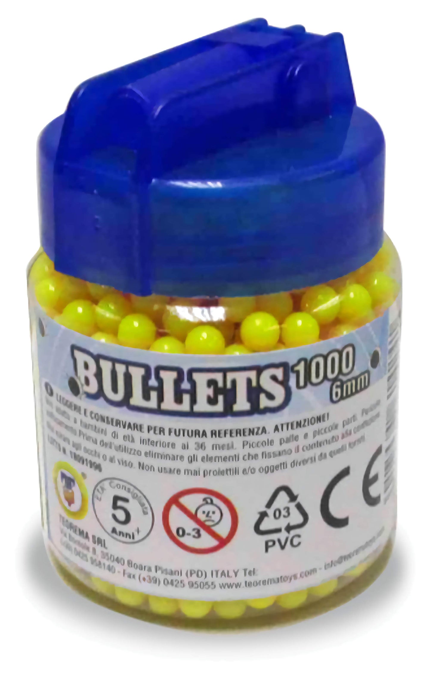 Confezione Pallini 1000 Pz 6 MM Con Dosatore