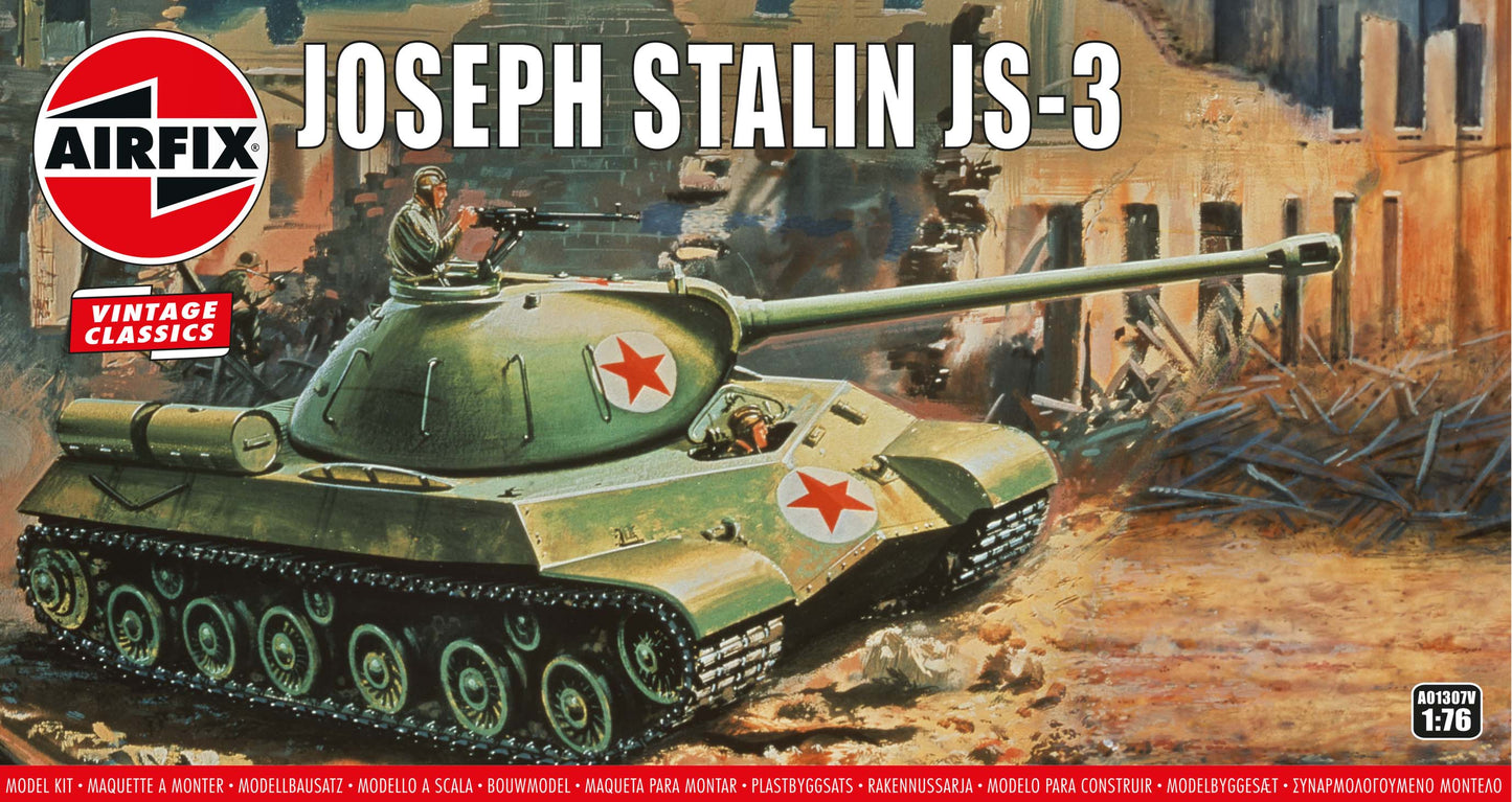 Joseph Stalin JS3 Russian Tank 1/76 Kit AIRFIX Vintage Classic