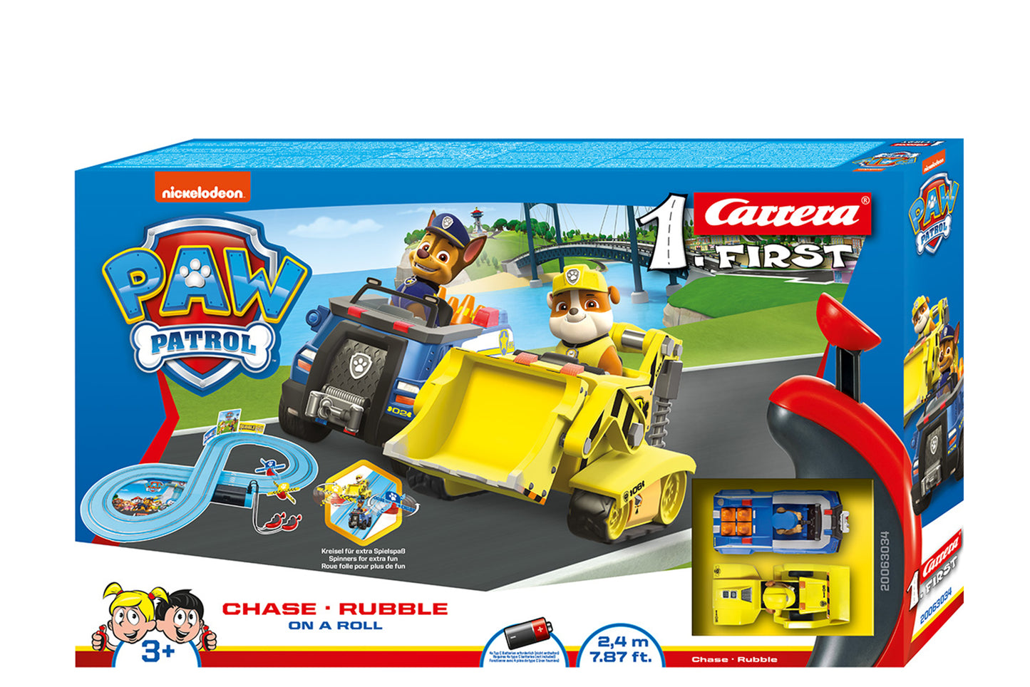 CARRERA First Set - Paw Patrol: On a roll CHASE VS RUBBLE