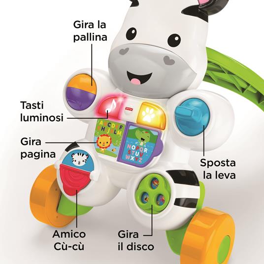 Fisher Price Zebra Primi Passi