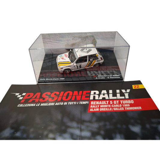 RENAULT 5 GT TURBO A.OREILLE - G.THIMONIER RALLY MONTECARLO 1989