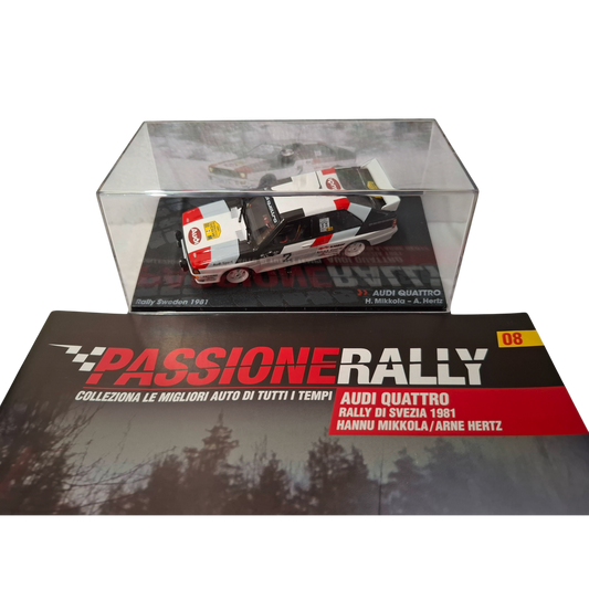 AUDI QUATTRO H.MIKKOLA - A.HERTZ RALLY SVEZIA 1981