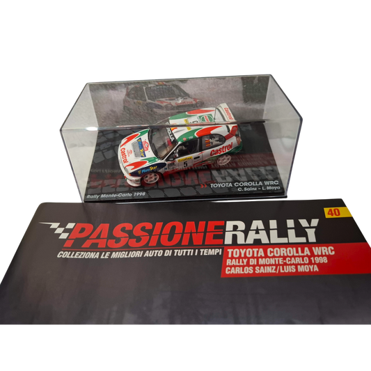 TOYOTA COROLLA WRC C.SAINZ - L.MOYA RALLY MONTECARLO 1998