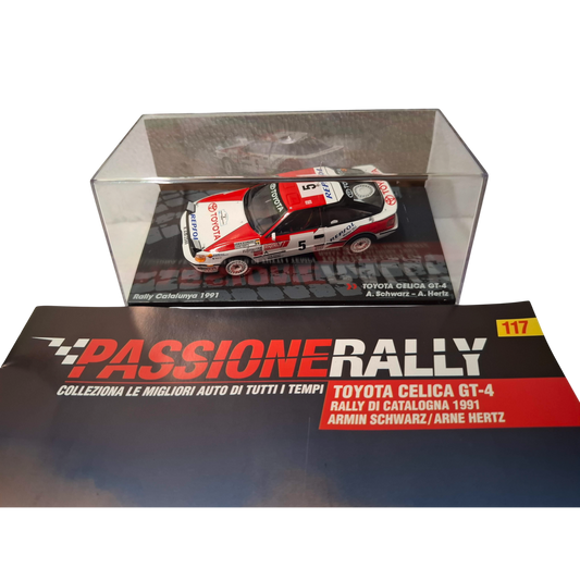 TOYOTA CELICA GT-4 A.SCHWARZ - A.HERTZ RALLY CATALOGNA 1991
