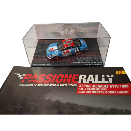ALPINE RENAULT A110 1800 J.L.THERIER - J.JAUBERT RALLY SAN REMO 1973