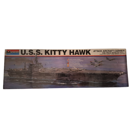 Monogram U.S.S. Kitty Hawk Attack Aircraft Carrier 1/800