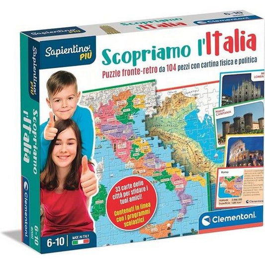 Clementoni Sapientino Scopriamo L'Italia Puzzle