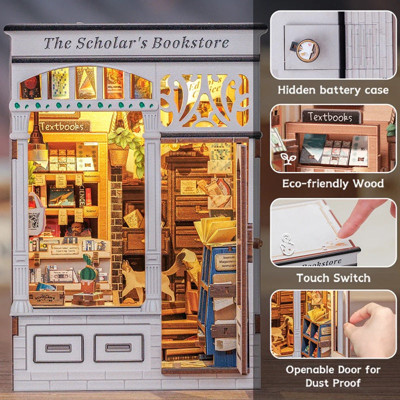 BOOK NOOK CUTEBEE 3D PUZZLE - The scholar's bookstore