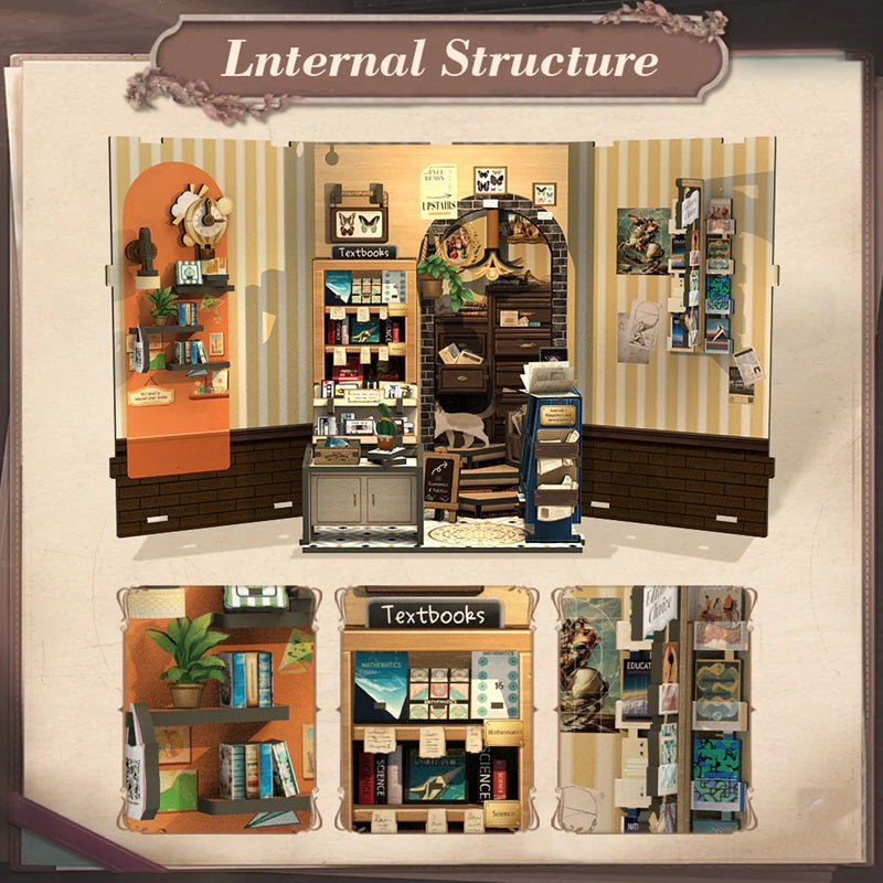 BOOK NOOK CUTEBEE 3D PUZZLE - The scholar's bookstore