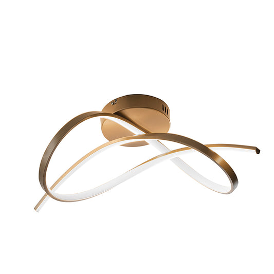 SAVOY – PLAFONIERA LED ORO SATINATO 30W