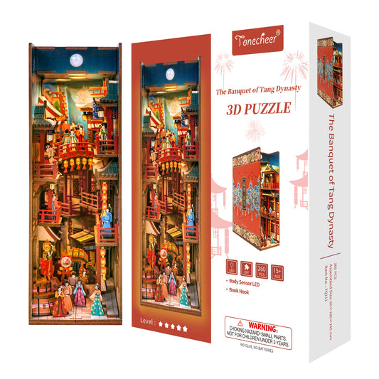 BOOK NOOK Tonecheer 3D PUZZLE TQ111 - The banquet of tang dynasty