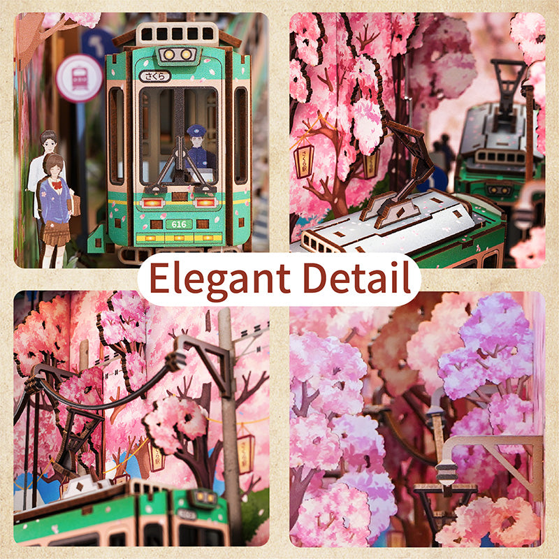 BOOK NOOK Tonecheer 3D PUZZLE TQ119 - Sakura's travel