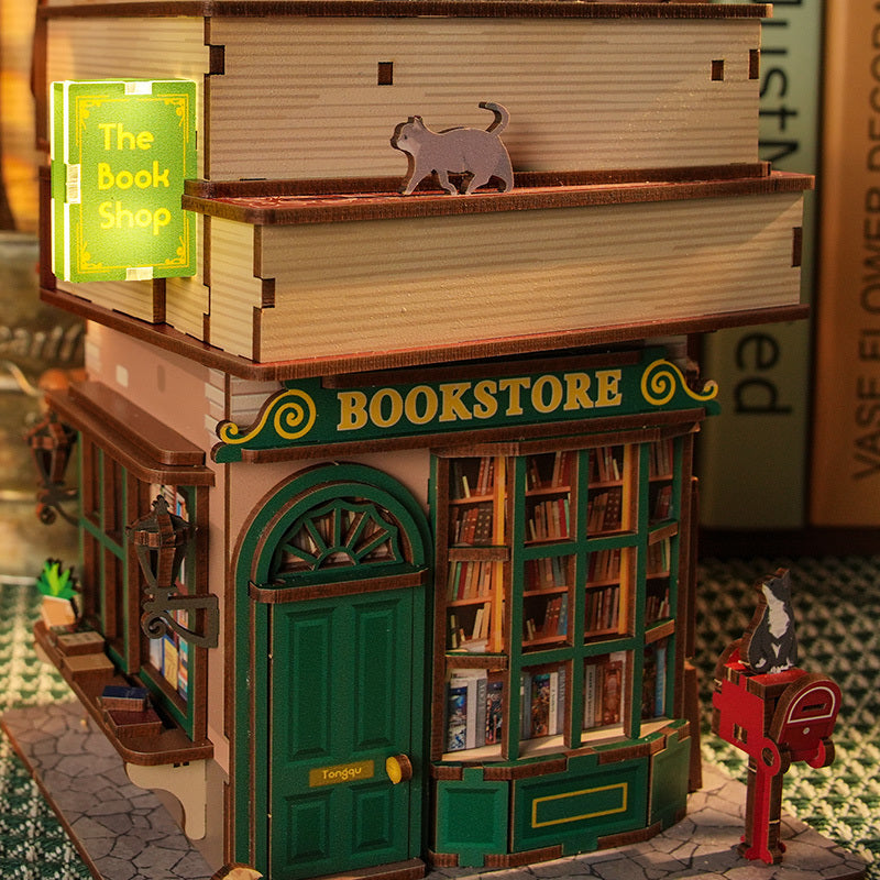 BOOK NOOK Tonecheer 3D PUZZLE TQ187 - Time bookstore