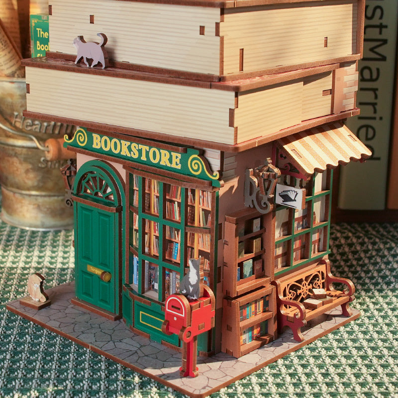 BOOK NOOK Tonecheer 3D PUZZLE TQ187 - Time bookstore